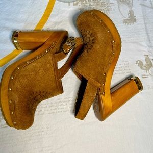 Tory Burch Brayden sling back clogs, size 8M